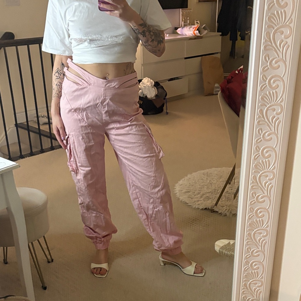 I.AM.GIA | Pink Cargo Pants | Size M